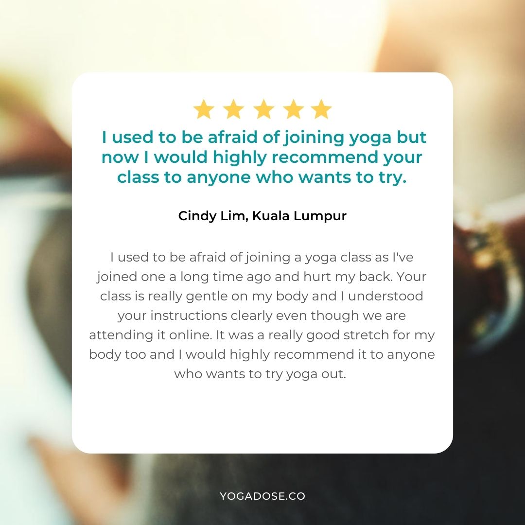 yoga dose testimonial 13